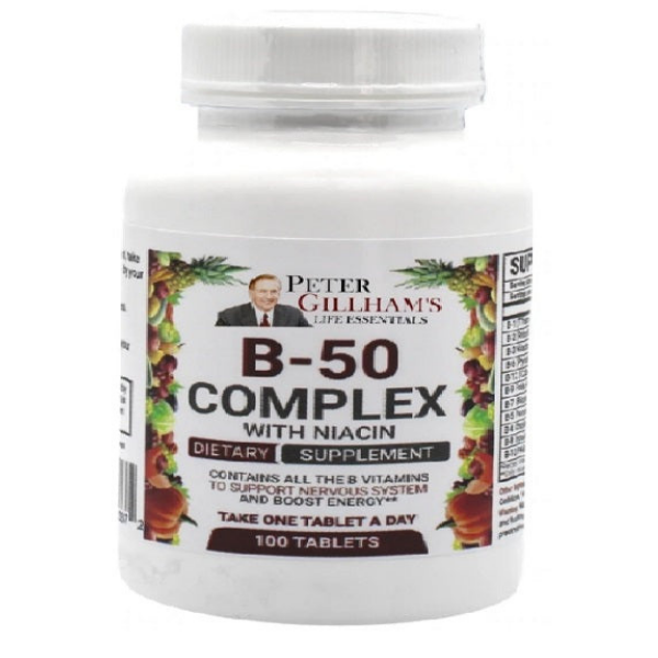 Vitamin B-50 Complex With Niacin Tablets